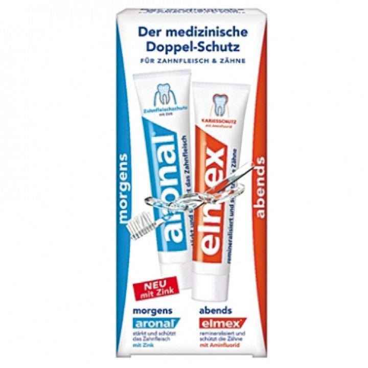 Elmex+Aronal Zahncreme 75ml 2er Pack