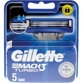 Gillette Mach3 Turbo 5er Klingen