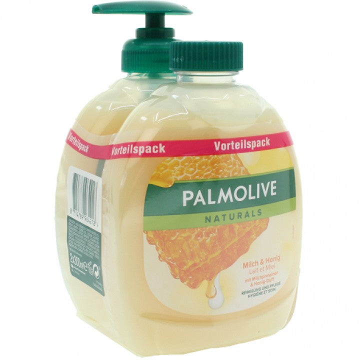 Palmolive Flüssig Seife 2x300ml Milch & Honig