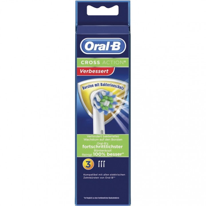 Oral B Aufsteckzahnbürsten Cross Action 3er