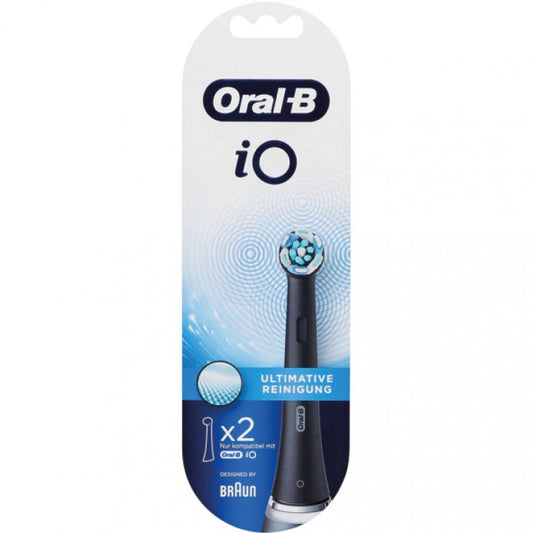 Oral B Aufsteckzahnb. iO Ult.Reinigung Black 2er