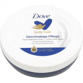 Dove Creme Reichhaltige Pflege 150ml im Tiegel