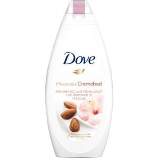 Dove Bad 750ml Pure Verwöhnung Mandelmilch und Hibiskusduft