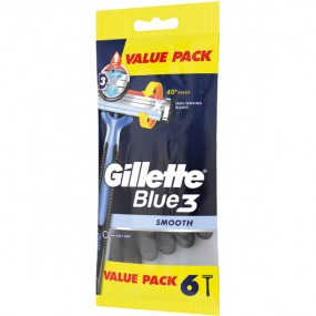 Gillette Blue3 Einwegrasierer Smooth 6er