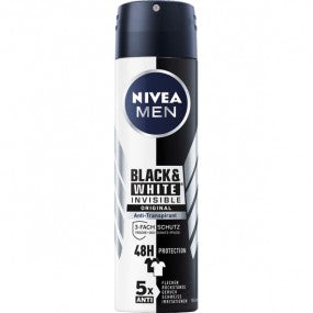 Nivea Deospray Men 150ml Invisible Black & White