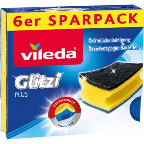 Vileda Glitzi Plus Topfreiniger 6er